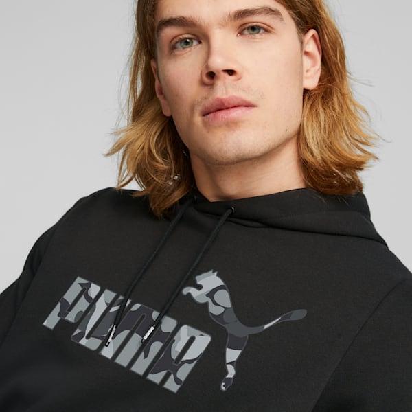 Mens black puma sweatshirt top